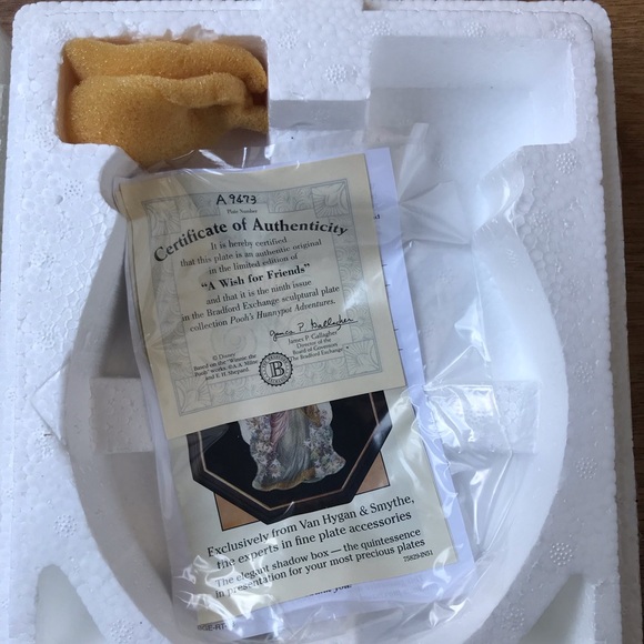 Disney Winnie the Pooh “Pooh’s Hunnypot Adventures” 3d Plate Set - Bradford Ex. - Picture 9 of 14